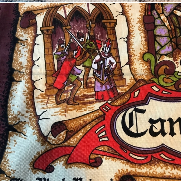 Vintage Canterbury Souvenir Linen Tea Towel - Picture 8 of 8